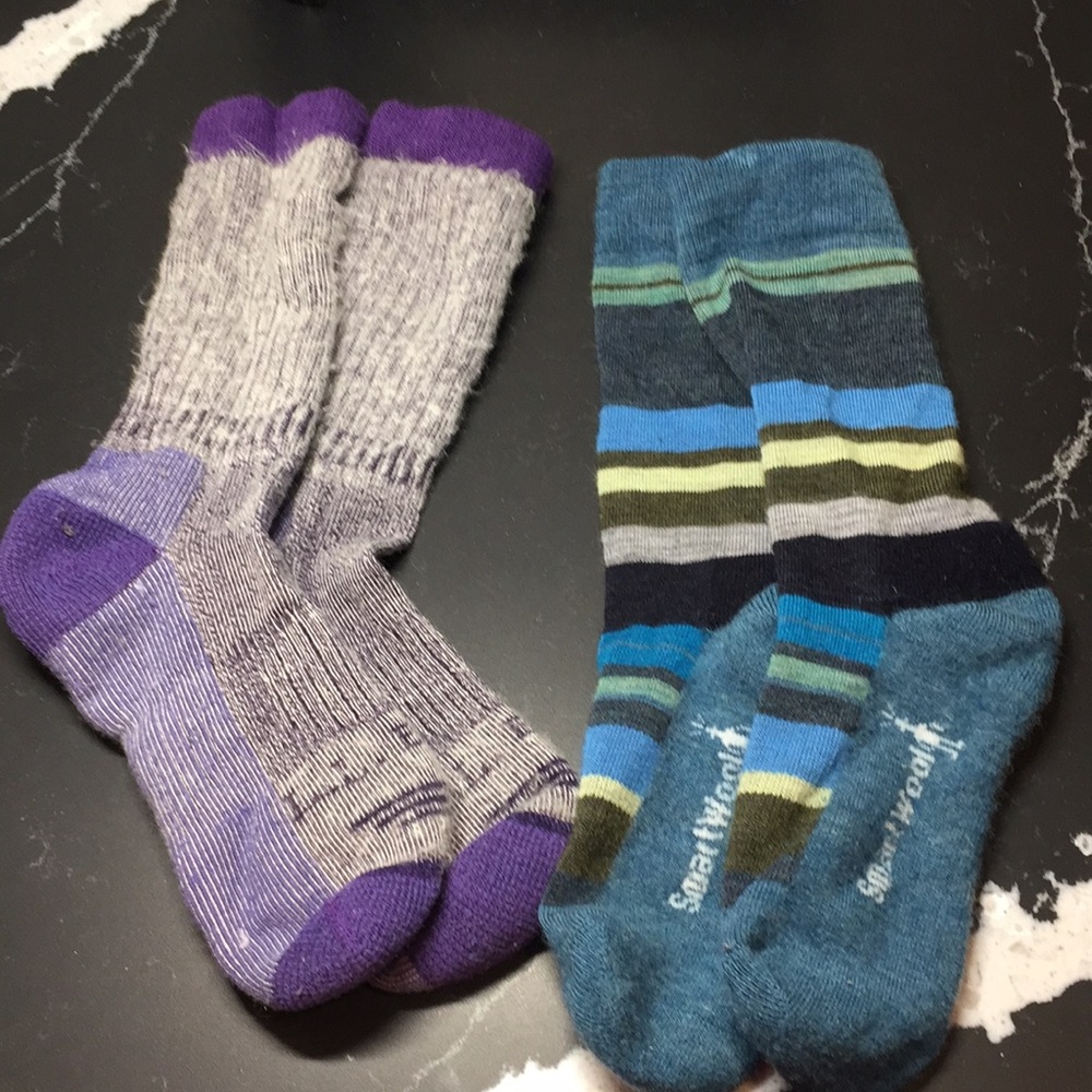 Two pair of smart wool socks
